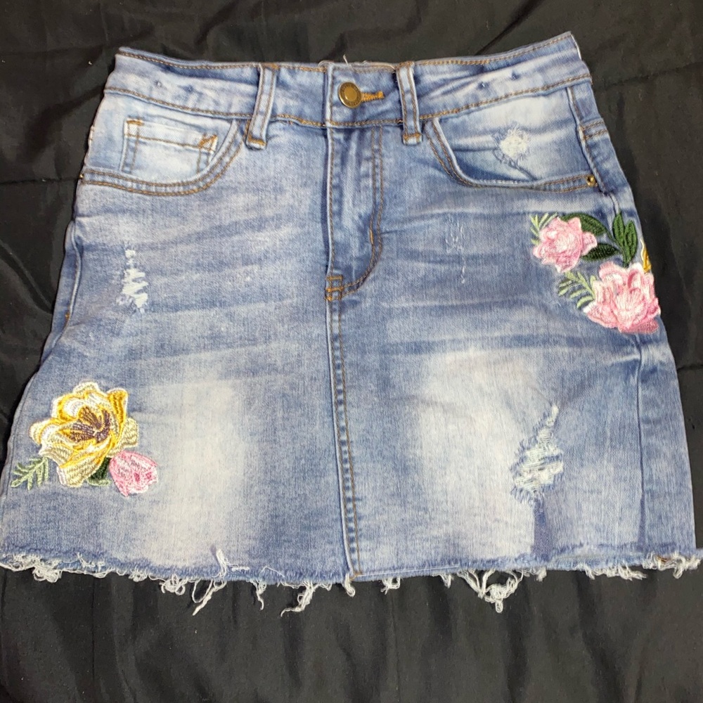Angel Kiss Denim Skirt